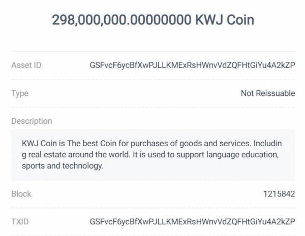 เหรียญ KWJ COIN แพคเกจ 100,000 KWJ - Image 2