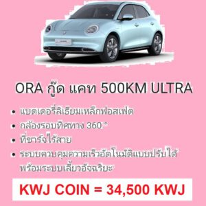 รถยนต์ไฟฟ้า ORA GOODCAT 500KM ULTRA LIGHT BLUE